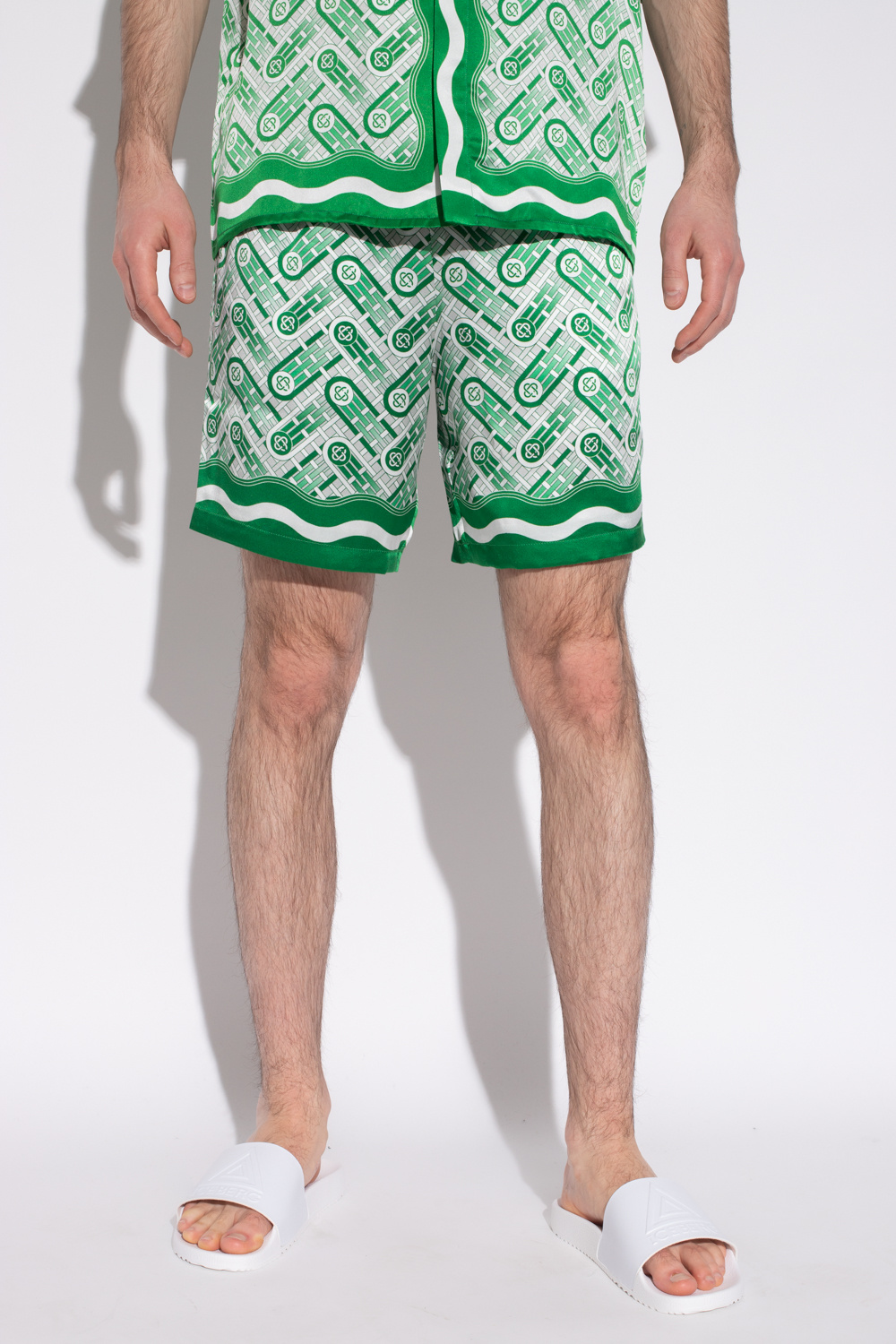 Casablanca Silk shorts | Men's Clothing | Vitkac